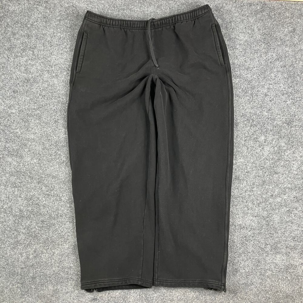 Athletic Works Sweatpants Mens XL‎ Black Elastic Waist Joggers Casual Lounge